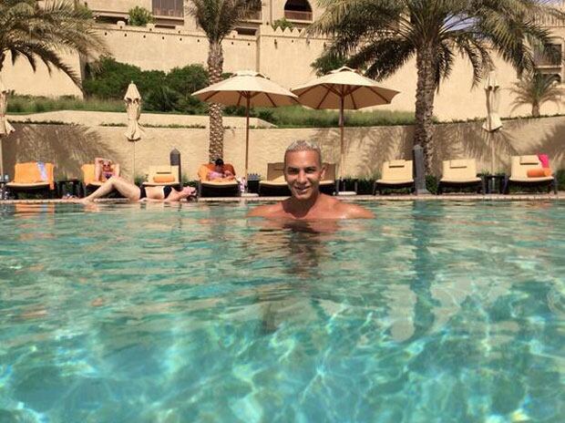 Flavio Mendoza, de vacaciones. (Foto: Twitter)