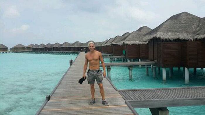 Flavio Mendoza, de vacaciones. (Foto: Twitter)