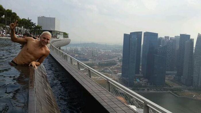 Flavio Mendoza, de vacaciones. (Foto: Twitter)