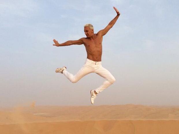 Flavio Mendoza, de vacaciones. (Foto: Twitter)
