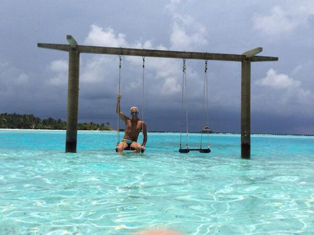 Flavio Mendoza, de vacaciones. (Foto: Twitter)