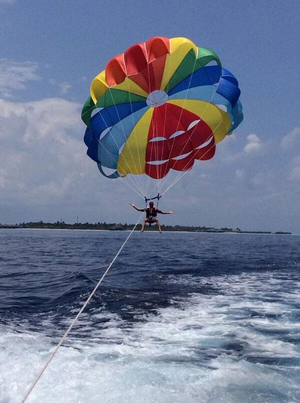Flavio Mendoza, de vacaciones. (Foto: Twitter)