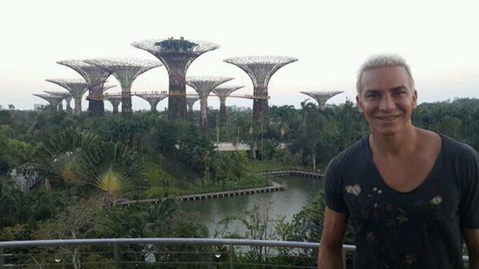 Flavio Mendoza, de vacaciones. (Foto: Twitter)