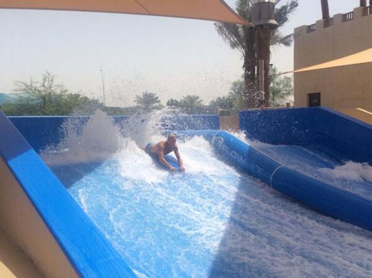 Flavio Mendoza, de vacaciones. (Foto: Twitter)