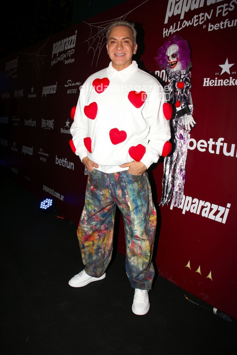 Flavio Mendoza disfrazado en la noche de Halloween (Foto: Movilpress).