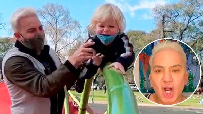 Flavio Mendoza le respondió con dureza a quiénes lo criticaron por llevar a su hijo a una plaza en cuarentena