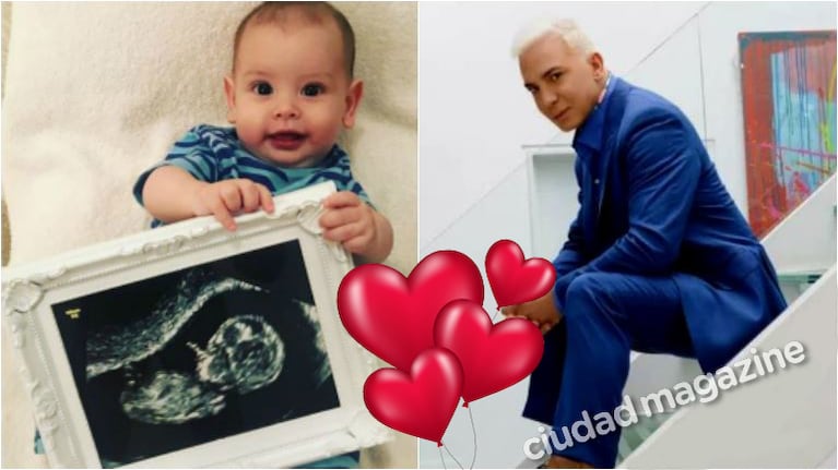 Flavio Mendoza publicó la primera foto de su hijo… ¡con una tierna imagen de su sobrino!: Noah les presenta a su...