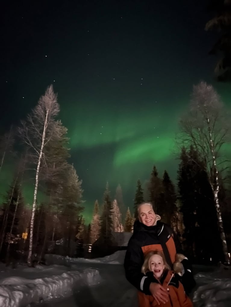 Flavio Mendoza y Dionisio conocieron las auroras boreales | Créditos: Instagram @mendozaflavio