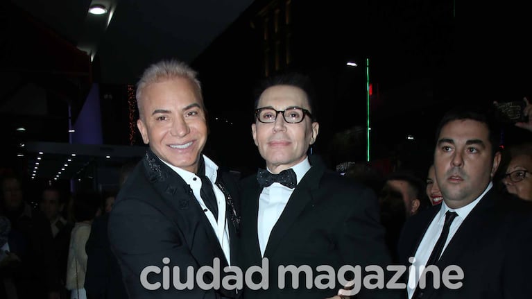 Flavio Mendoza y Marcelo Polino en la gala de Siddharta (Foto: Movilpress)