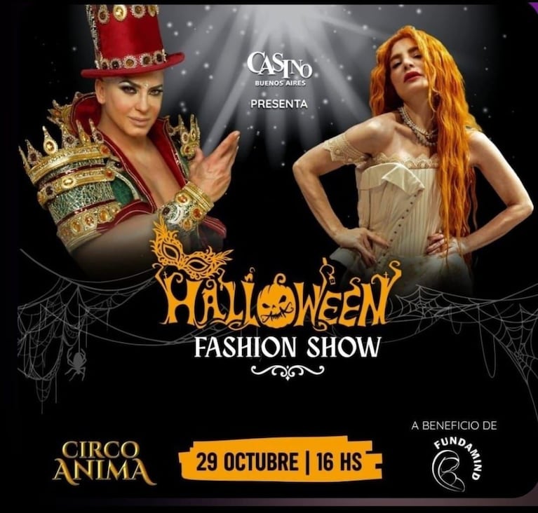 Flavio Mendoza y Verónica de la Canal presentan Halloween Fashion Show (Foto: prensa).