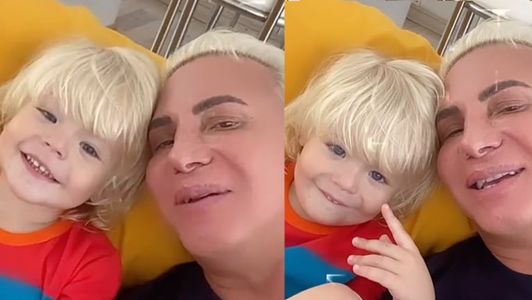 Flavio se reencontró con su hijo tras haber estado internado.