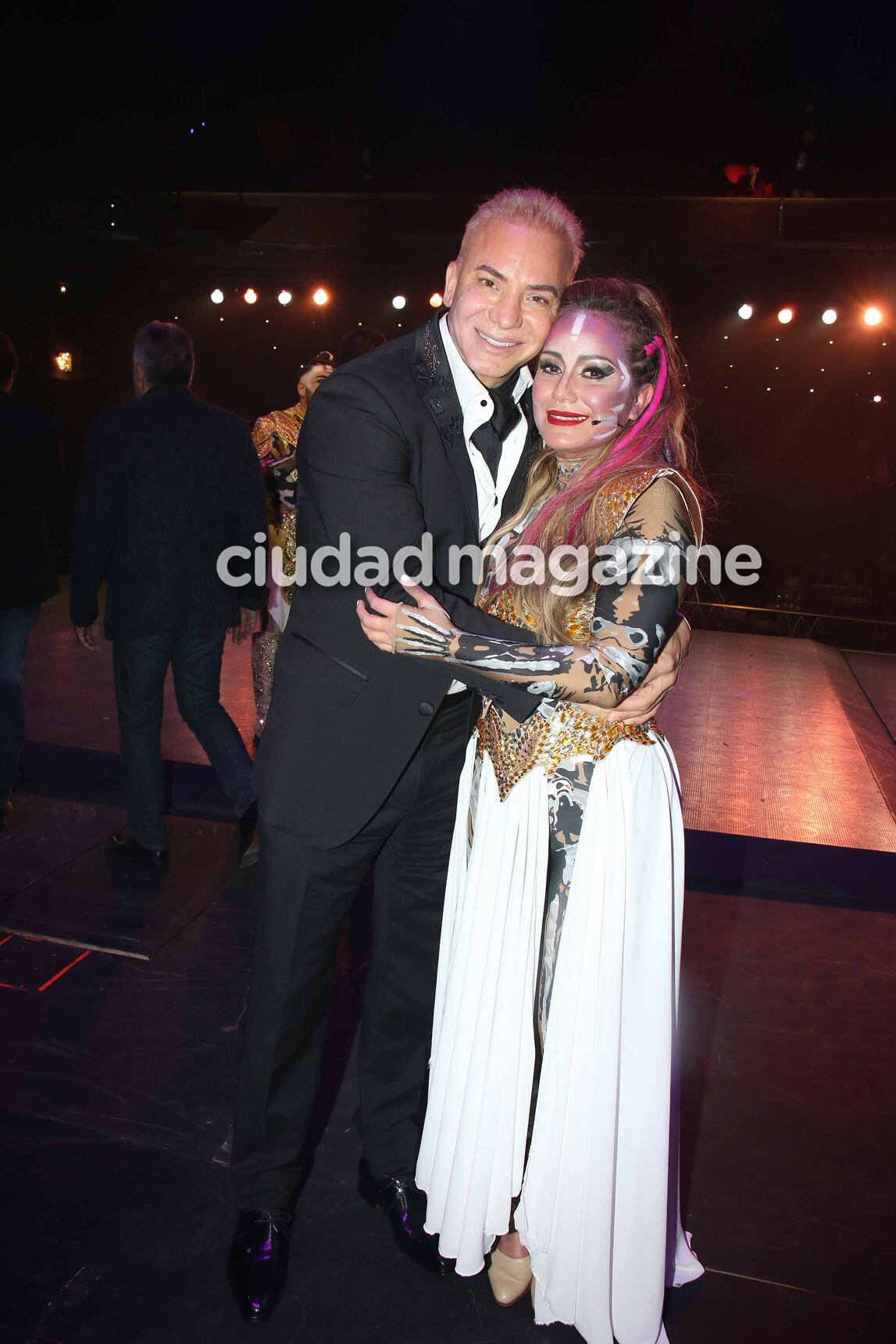 Flavio y la Princesita en la gala de Siddharta (Foto: Movilpress)