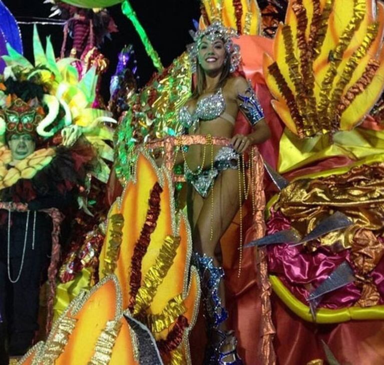 Floppy Tesouro, diosa en el Carnaval de Río en San Luis. (Foto: gentileza agencia San Luis)