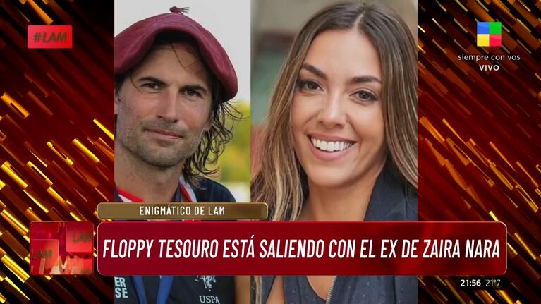 Floppy Tesouro estaría viviendo un apasionado romance con el ex de Zaira Nara: “Chapaban con lengua”