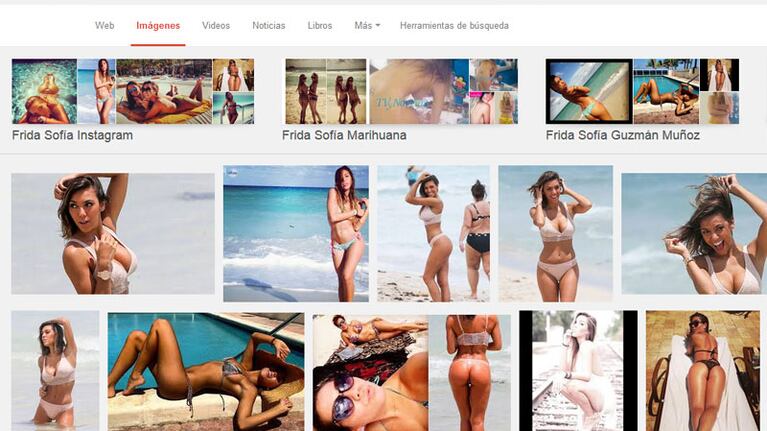 Floppy Tesouro fue confundida con la diosa mexicana Frida Sofía. (Foto: Web)