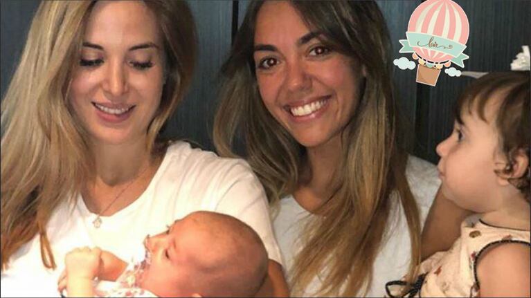 Floppy Tesouro y Moorea fueron a conocer a la hija de Jésica Cirio: Miranos hoy con nuestras princesas