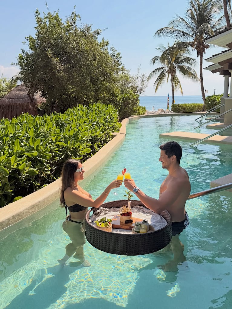 Floppy Tesouro y su novio disfrutan de sus vacaciones en el Caribe: lujo, romance y celebración. Crédito: Instagram