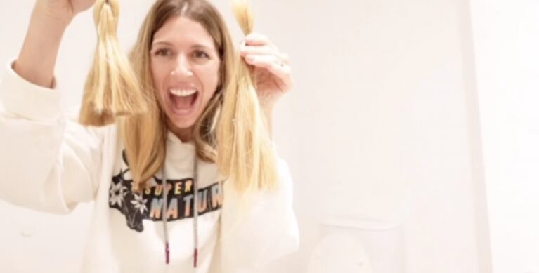 Flor Bertotti se animó a un radical cambio de look con fines solidarios: "Doná tu pelo para pelucas oncológicas"