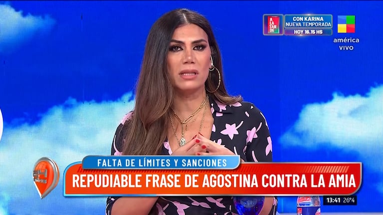 Flor de la Ve cuestionó duro a Gran Hermano por no expulsar a Agostina Spinelli y apuntó contra Furia