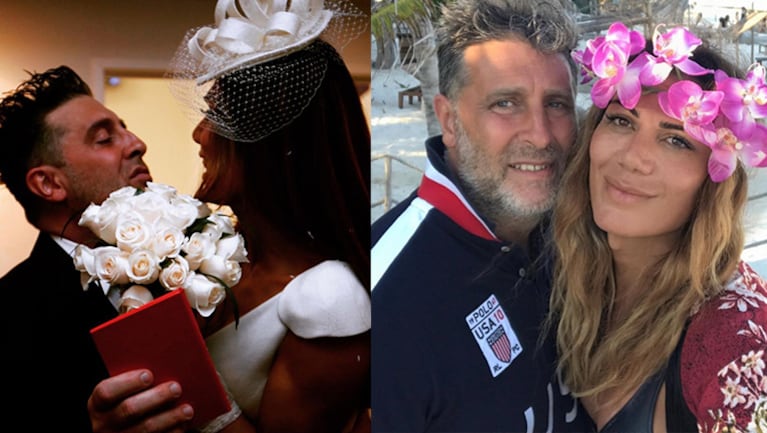 Flor de la Ve le dedicó a su marido conmovedores posteos por su aniversario.