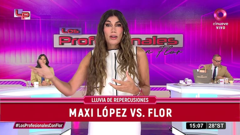 Flor de la Ve sobre Maxi López.
