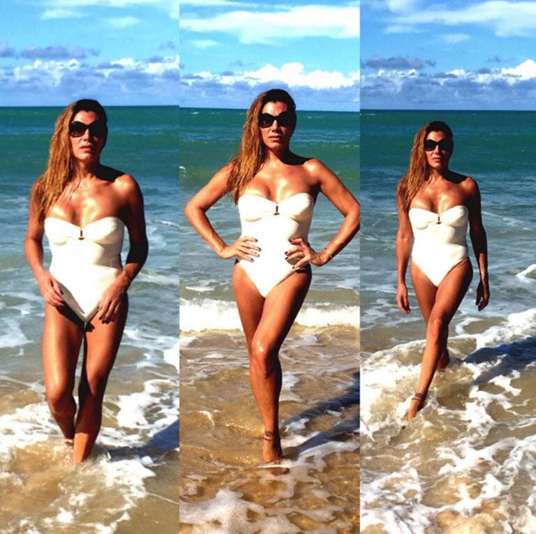 Flor de la Ve, súper provocativa desde las playas de Brasil (Fotos: Instagram). 