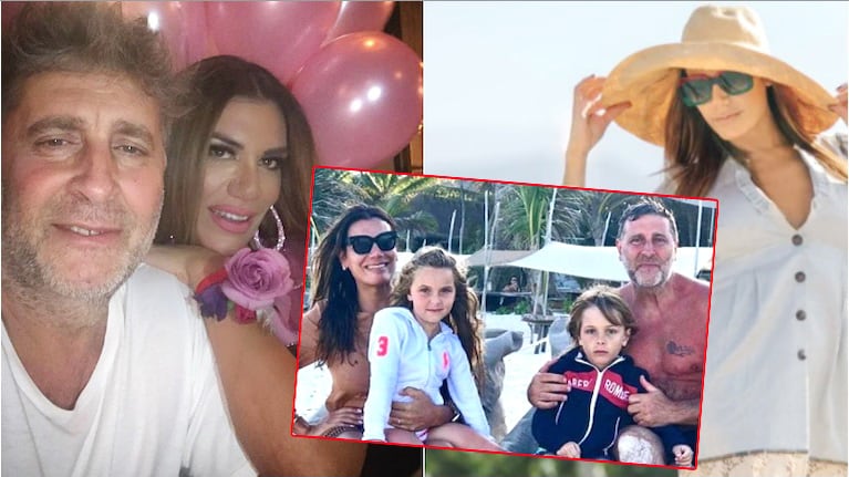 Flor de la Ve y el comienzo de su relación con Pablo Goycochea (Fotos: revista Gente, Instagram y Web)