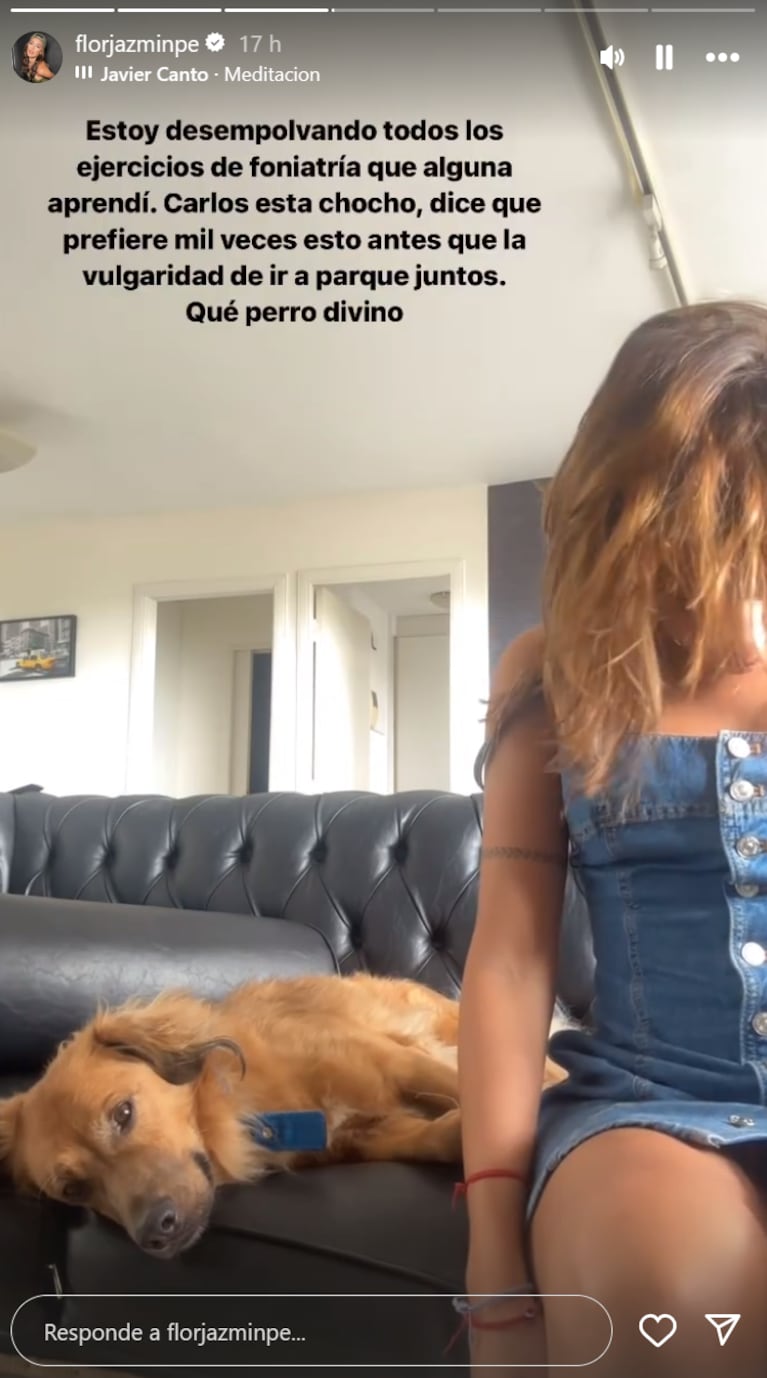 Flor Jazmín Peña mostró su insólita técnica para recuperar la voz