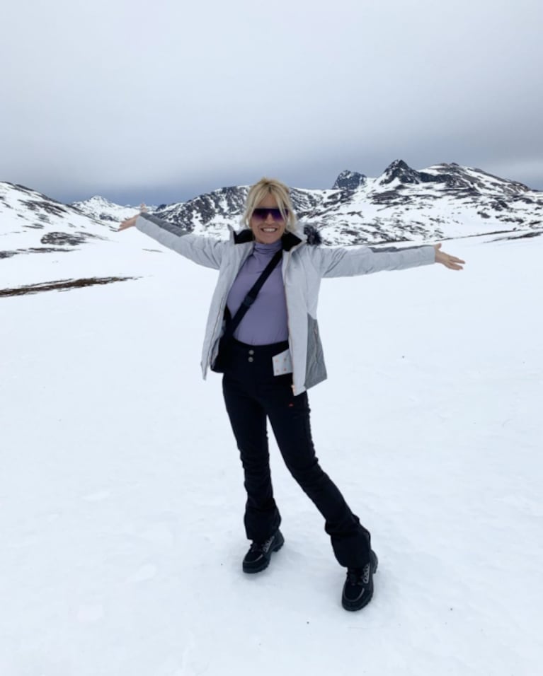 Flor Peña compartió las fotos más lindas con su familia en la nieve: "Un viaje increíble"