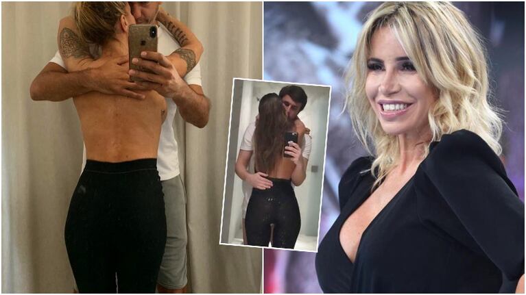Flor Peña con Ramiro Ponce de León copió la foto sexy de Pampita