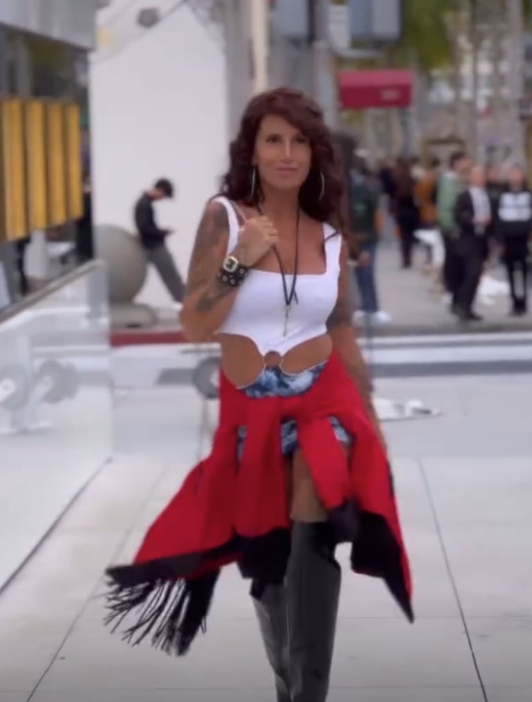 Flor Peña se caracterizó como Julia Roberts en Pretty Woman. Foto: IG | flor_de_p