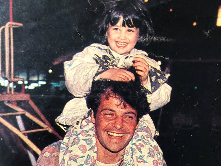 Flor Torrente con su padre, Rubén (Foto: Instagram/@ftorrente).