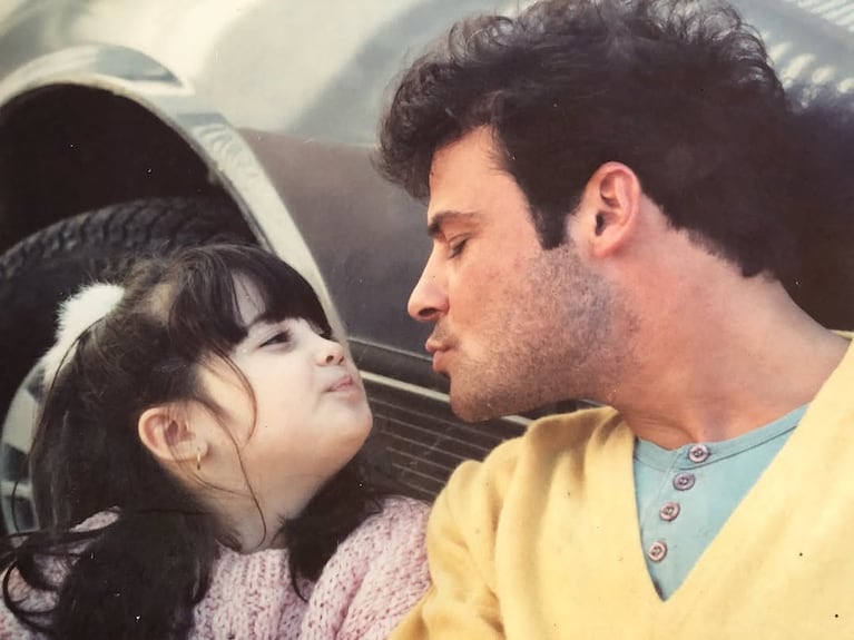Flor Torrente con su padre, Rubén (Foto: Instagram/@ftorrente).