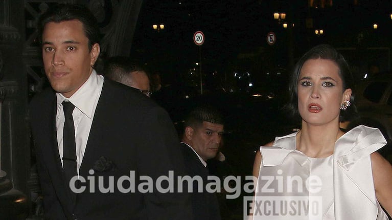 Flor Torrente y su novio Santiago Slapak en la gala de Clarín (Foto: Movilpress).