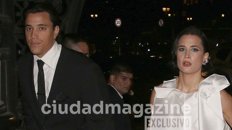 Flor Torrente y su novio Santiago Slapak en la gala de Clarín (Foto: Movilpress).