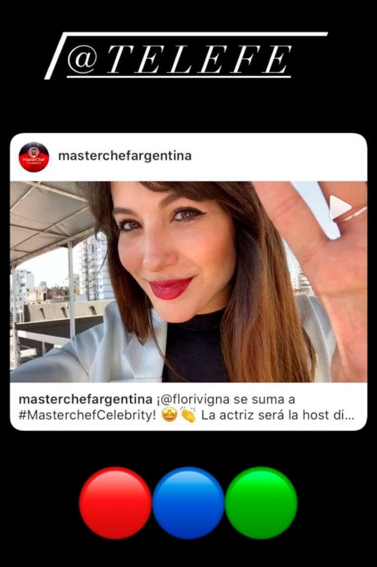 Flor Vigna cometió un insólito error al confirmar su incorporación a MasterChef Celebrity: "¡Ja ja, tenés razón!"