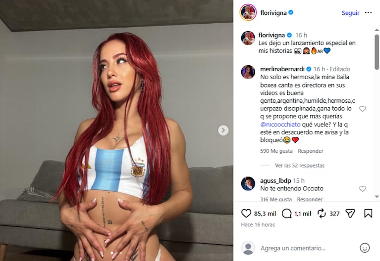 Flor Vigna cómo marcar la agenda y mantener el interés de la audiencia combinando la pasión del fútbol con su faceta de creadora de contenidos y referente del espectáculo.