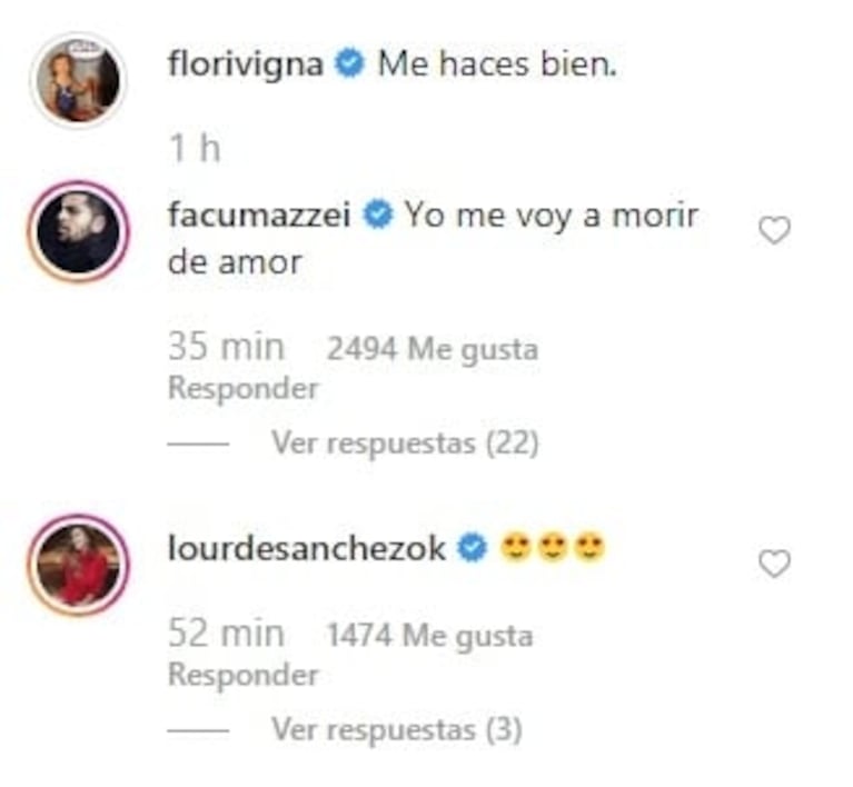 Flor Vigna compartió un video a puro chape con Mati Napp: "Me hacés bien"