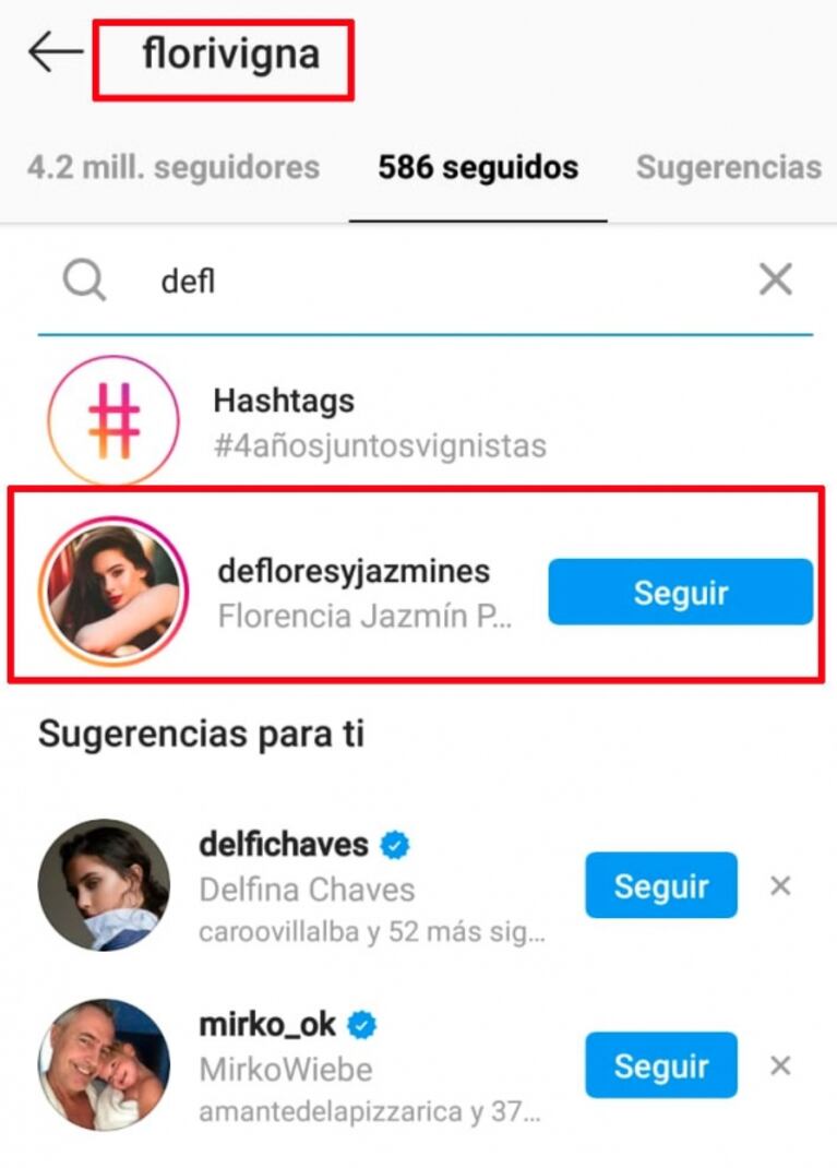 Flor Vigna dejó de seguir en Instagram a Nico Occhiato, a cinco meses de separarse