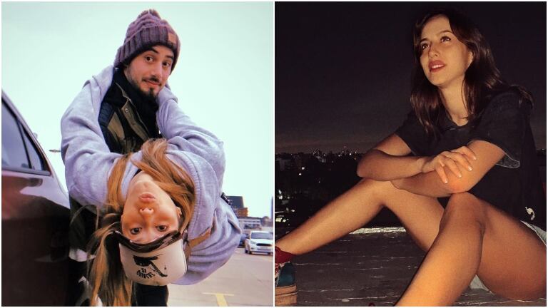 Flor Vigna desmintió haber vuelto con Nico Occhiato (Fotos: Instagram)
