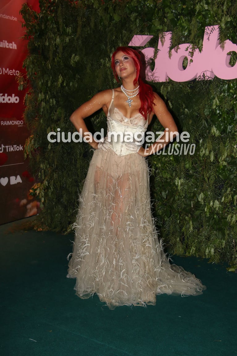 Flor Vigna en lo Premios Ídolo 2026 (Foto de Movilpress)