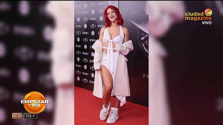 Flor Vigna en los Premios Gardel.