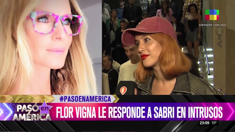 Flor Vigna habló con Intrusos.