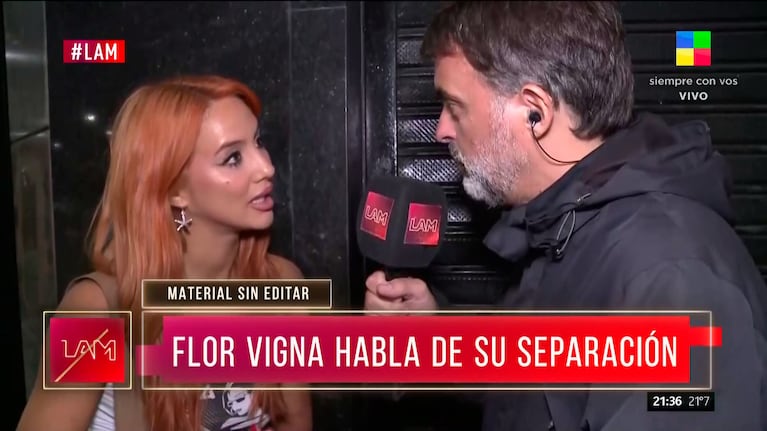 Flor Vigna habló con LAM.
