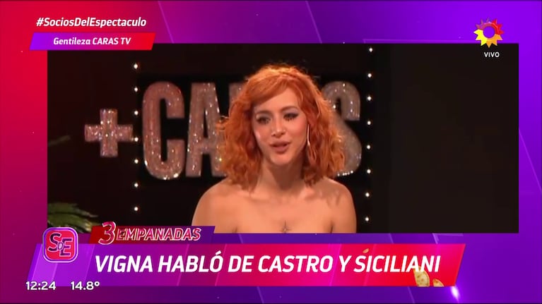 Flor Vigna habló de Luciano Castro (Foto: captura de Socios del Espectáculo).