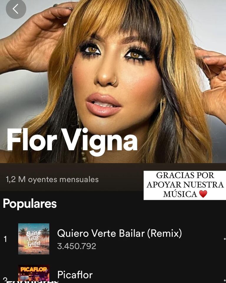 Flor Vigna (Instagram)