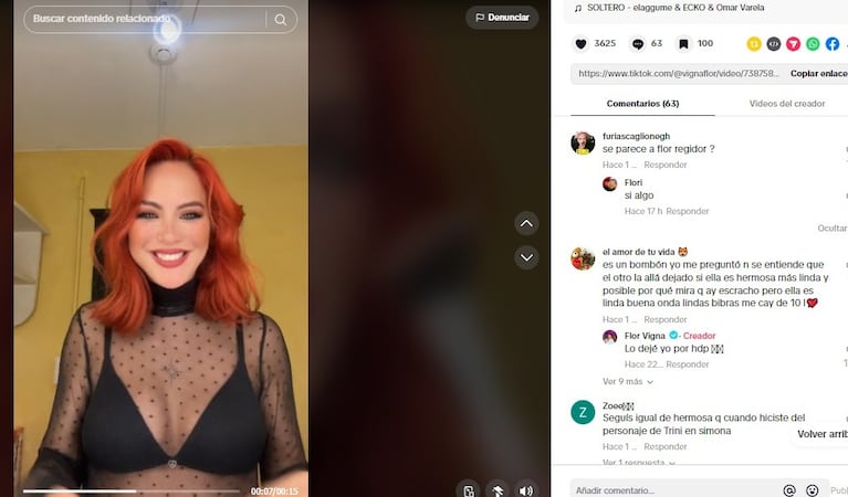 Flor Vigna reveló finalmente por qué se separó de Luciano Castro, con insulto incluido