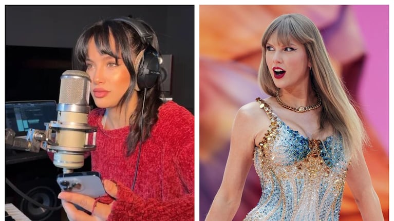 Flor Vigna se comparó con Taylor Swift | Créditos: Instagram @florvigna @taylorswift