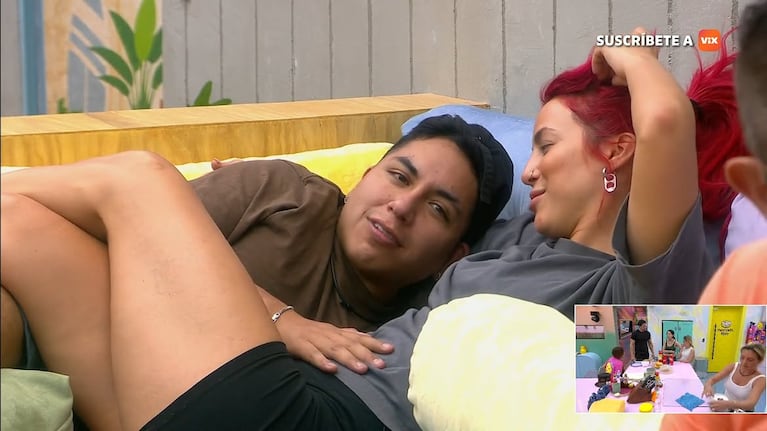 Flor Vigna y Ese Pérez en La Casa de los Famosos México.
