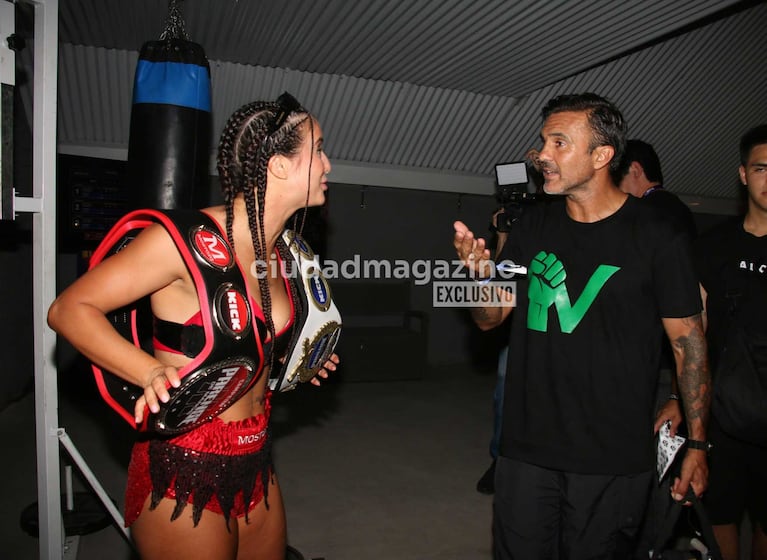 Flor Vigna y Fabián Cubero (Foto: Movilpress)